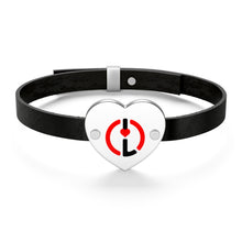 #Work Hard Love Harder Leather Bracelet