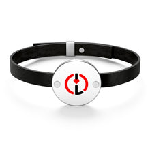 #Work Hard Love Harder Leather Bracelet
